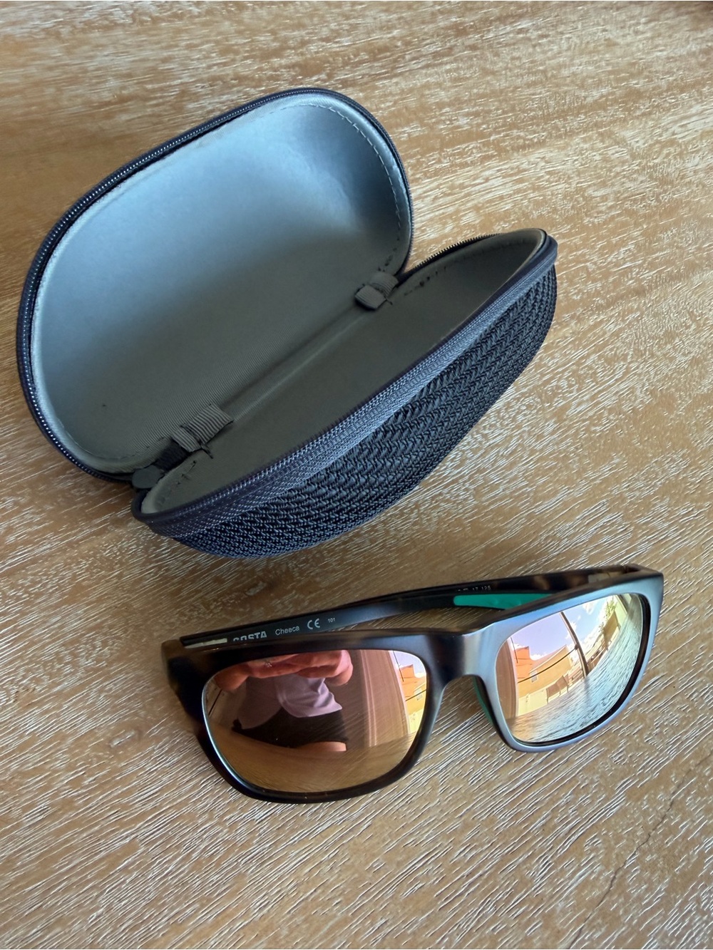 Costa Women's Sunglasses - Brown Tortoise Frame with Amber Mirrored Polar Lense